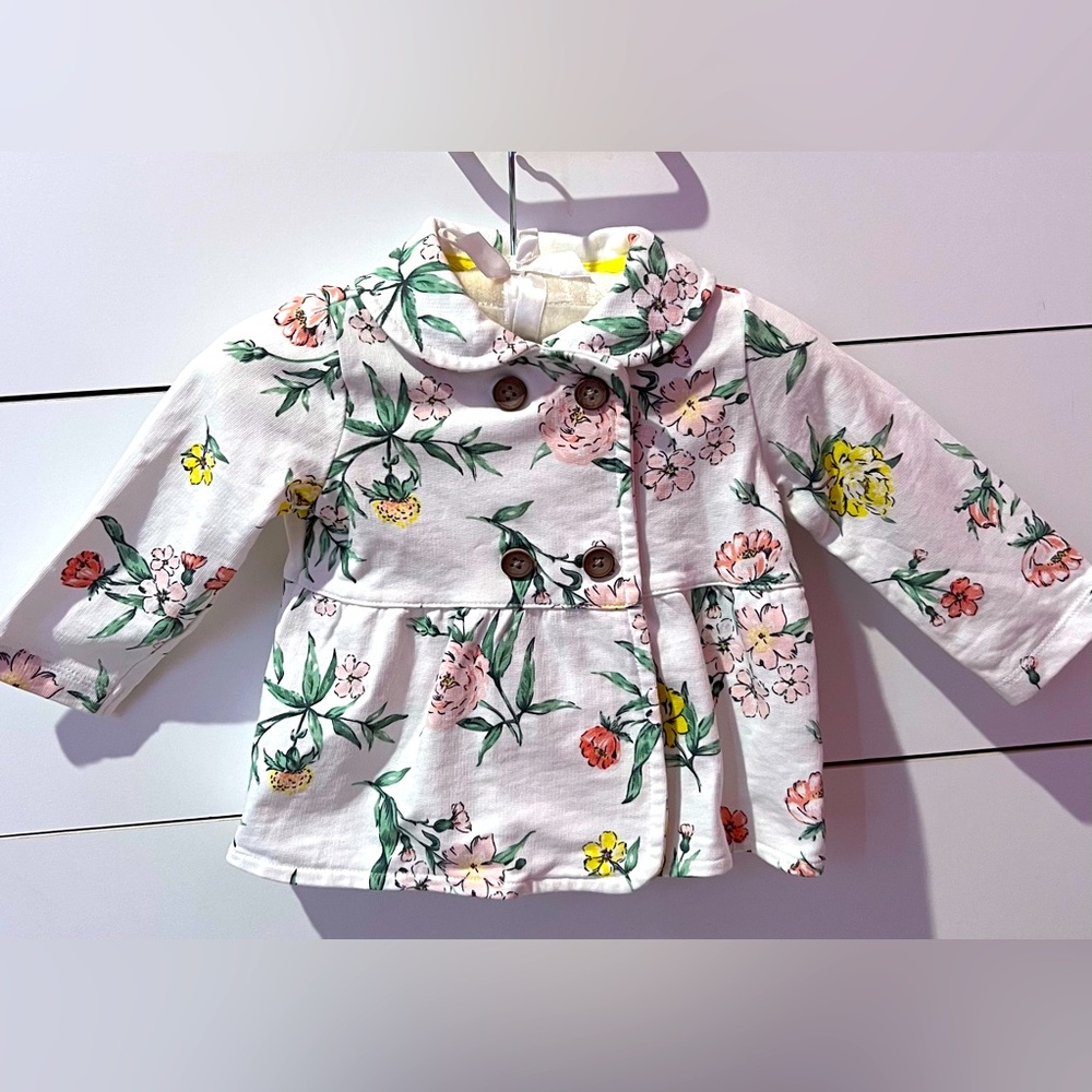 Carters baby girls pea coat jacket 9 months